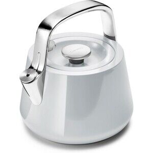 CARAWAY HOME Tea Kettles Whistling Tea Individual Set Stainless Steel Gray